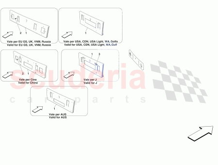 Photo of SUPPORT DE PLAQUE D IMMATRICULATION ARRI RE…
