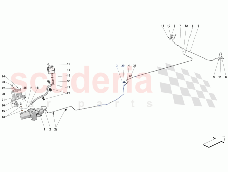 Photo of RH SUPPORT DE TUYAU DU SYST ME DE…