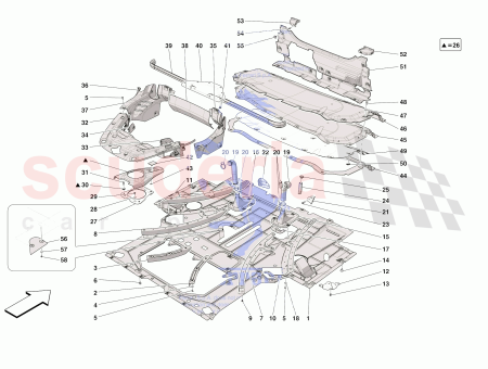 Photo of COMPL BOUCLIER COSM TIQUE DU COMPARTIMENT MOTEUR CENTRAL…