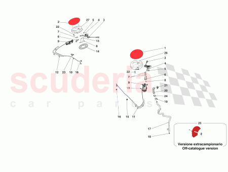 Photo of KIT DE TRAPPE CARBURANT EMBL ME CAVALLINO CHROM…
