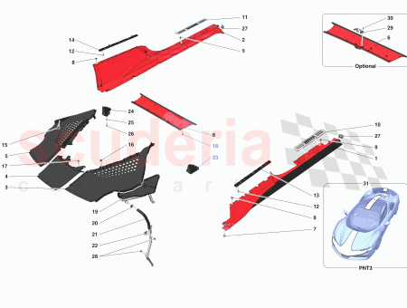 Photo of SF90 COUPE LIVERY STRIPE KIT…
