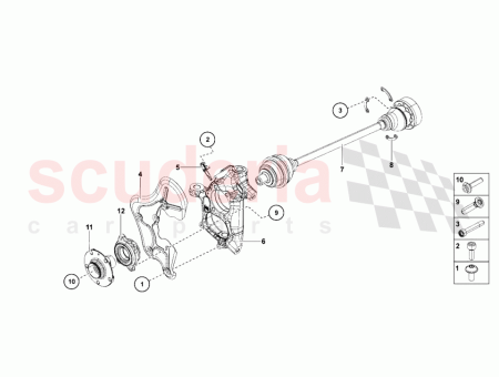 Photo of SUPPORT DE MOYEU AVANT DROIT…