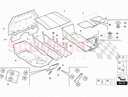 Photo of KIT CLIPS PANNEAU DE RECOUVREMENT DE LA PLATEFORME…