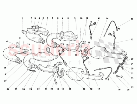 Photo of COLLECTEUR D CHAPPEMENT ARRI RE GAUCHE UNIQUEMENT CHINE…