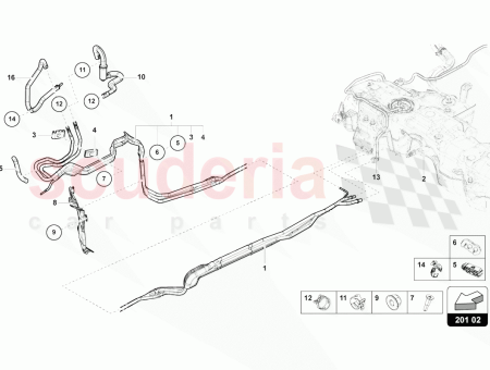 Photo of 1 JEU DE TUYAUX DE CARBURANT…