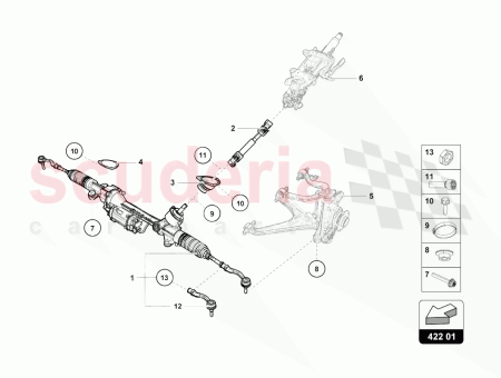 Photo of BO TIER DE DIRECTION AVEC BIELLETTE INT ROTULE…