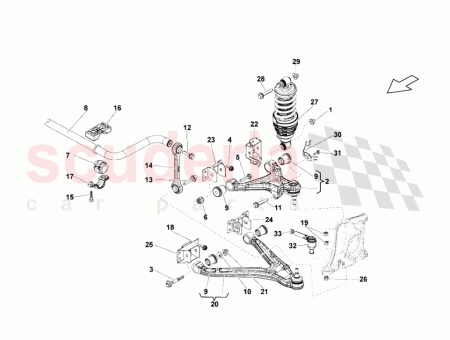Photo of BARRE STABILISATRICE AVANT 2WD VALENTINO BALBONI…