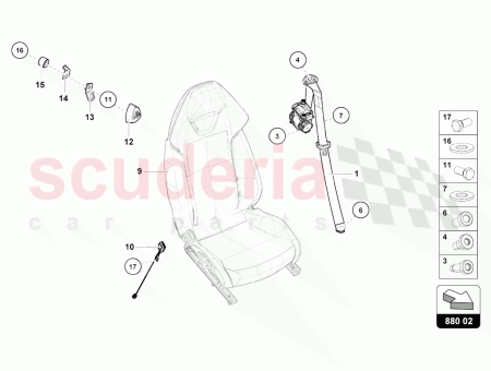 Photo of LANGUETTE DE CEINTURE AVEC CONTACT D AVERTISSEMENT…