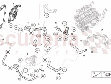 Photo of TUYAU DE LIQUIDE DE REFROIDISSEMENT…