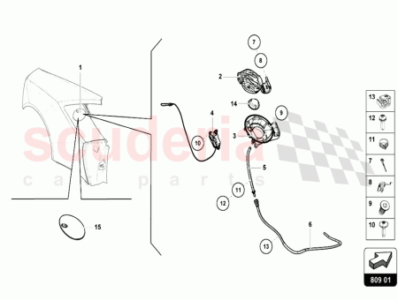 Photo of ASSEMBLAGE DE LA TRAPPE DE REMPLISSAGE DE CARBURANT…