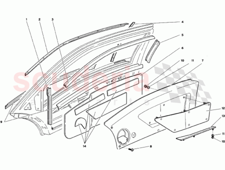 Photo of PANNEAU DE PORTE LAT RALE GAUCHE…