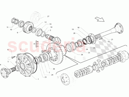 Photo of DIFF RENTIEL COUPLE DE PIGNONS CONIQUES 2 ROUES…