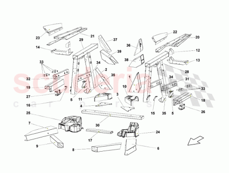 Photo of SUPPORT D ASSEMBLAGE D AMORTISSEUR C T GAUCHE…