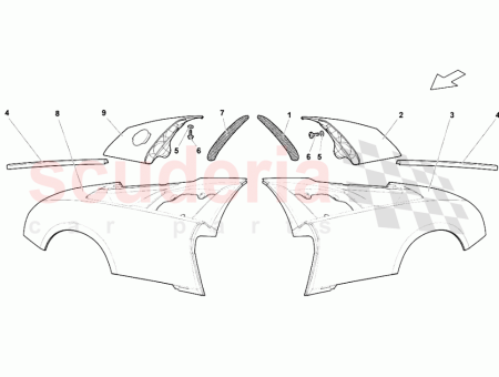 Photo of ENSEMBLE AILE ARRI RE DROITE…