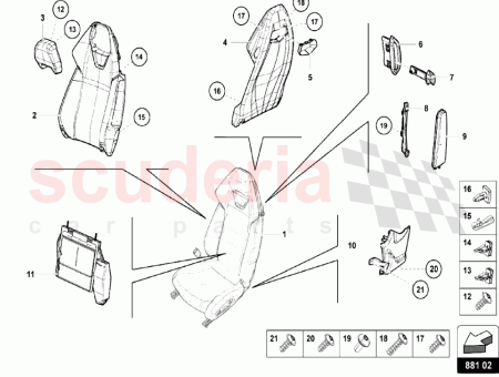 Photo of HOUSSE DE SI GE AVEC GARNITURE DE DOSSIER…