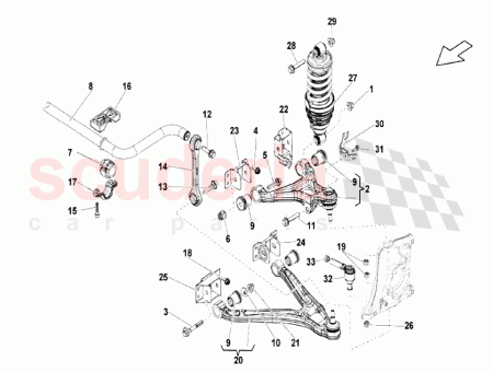 Photo of WISHBONE DAL VIN BLA11071 GAUCHE SUP RIEUR…