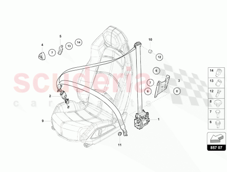 Photo of CEINTURE DE S CURIT TROIS POINTS…