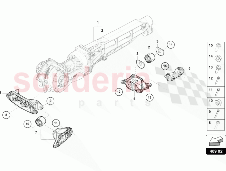 Photo of SUPPORT AVEC FIXATION EN CAOUTCHOUC COLL…