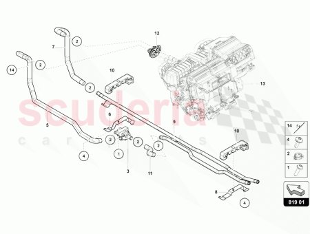 Photo of TUYAU DE LIQUIDE DE REFROIDISSEMENT…