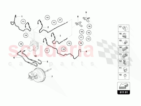 Photo of CONDUITE DE FREIN DU MA TRE CYLINDRE AU…