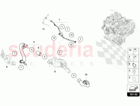 Photo of TUYAU DE LIQUIDE DE REFROIDISSEMENT AVEC TUYAU DE…