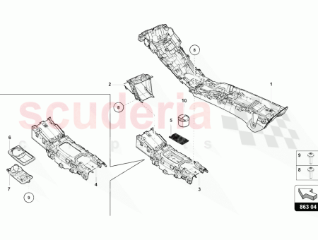 Photo of CENTRE CONSOLE LOWER PART…