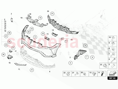 Photo of Guide Part Front Bumper…