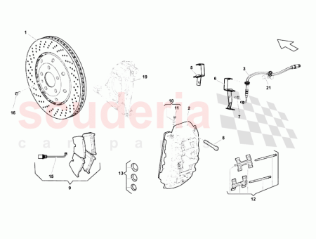 Photo of TRIER DE FREIN AVANT DROIT TRIERS AVANT NOIRS…
