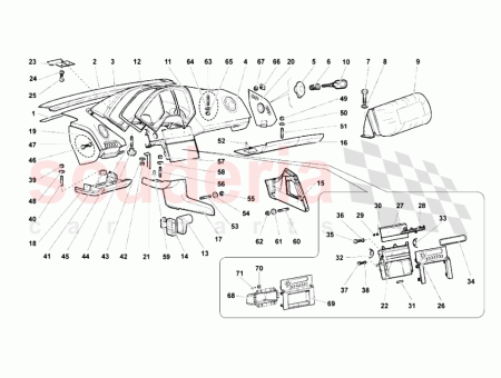Photo of COUVERCLE LAT RAL DROIT INT RIEUR CARBONE FONC…