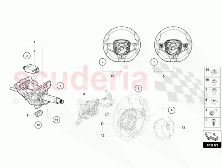 Photo of VOLANT MULTI FONCTIONS CUIR PERFOR…