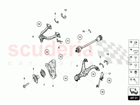 Photo of SUPPORT DE MOYEU AVANT GAUCHE CONTACTEZ VOTRE RESPONSABLE…