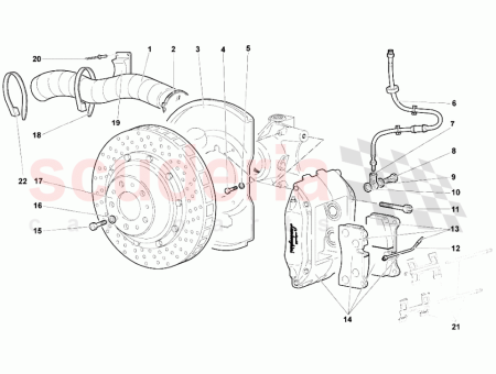 Photo of TRIER DE FREIN AVANT GAUCHE GRIS…