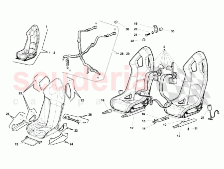 Photo of CARTEUR DE CEINTURE DE S CURIT 4 POINTS…