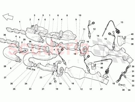 Photo of ENSEMBLE CATALYSEUR AVANT DROIT…