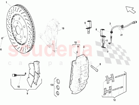Photo of LOGEMENT DE L TRIER DE FREIN PINZE ANTER…