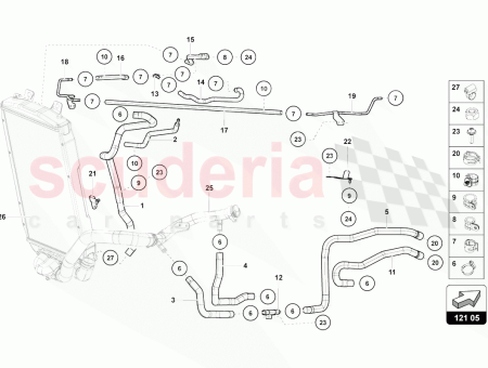 Photo of TUYAU DE LIQUIDE DE REFROIDISSEMENT…