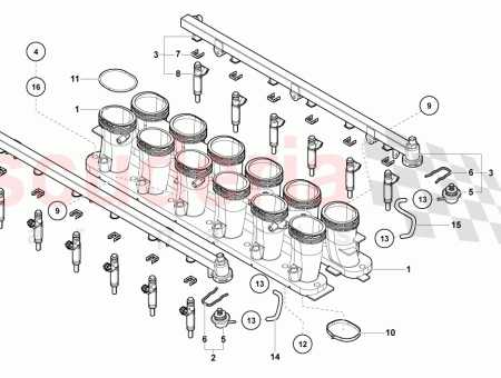 Photo of INJECTEUR DE CARBURANT AVEC RAILS D INJECTION…