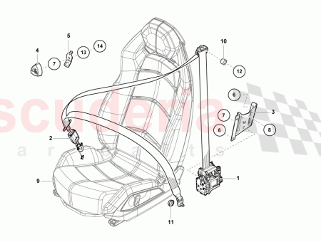 Photo of CEINTURE DE S CURIT TROIS POINTS…