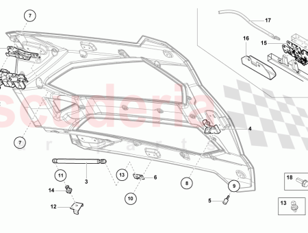 Photo of GAS FILLED STRUT ENGINE LID…