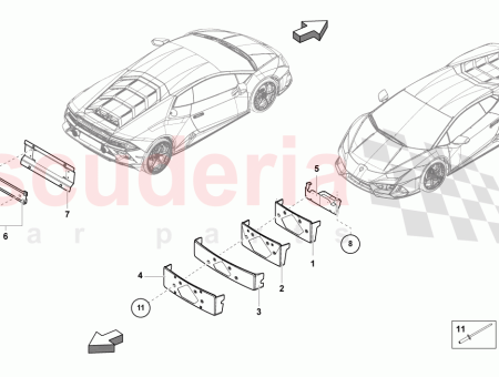 Photo of SUPPORT DE PLAQUE D IMMATRICULATION…