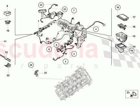 Photo of HARNAIS POUR LE COMPARTIMENT MOTEUR…