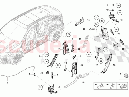 Photo of GARNITURE DE MONTANT CENTRAL…