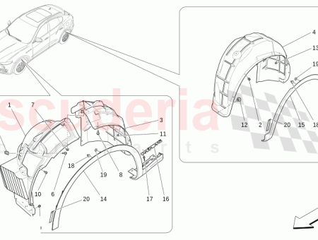 Photo of MOULURE DE PASSAGE DE ROUE ARRI RE DROITE…