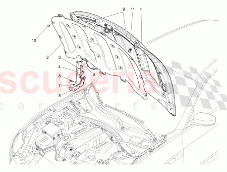 Photo of PANNEAU INTERNE DU CAPOT…