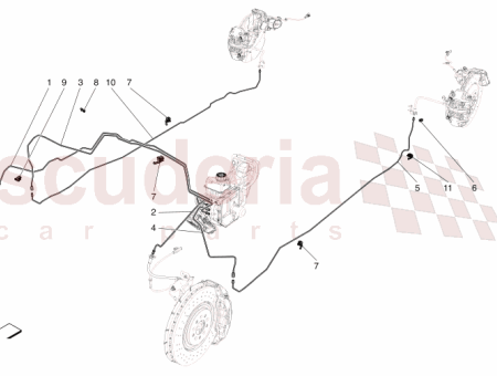 Photo of TUYAU DE FREIN ARRI RE DH…