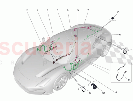 Photo of FAISCEAU DE C BLAGE DE LA PORTE AVANT…