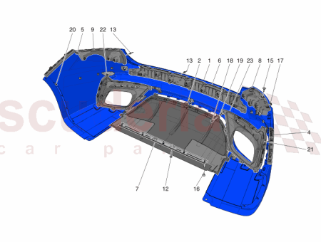 Photo of LH SUPPORT DE PARE CHOCS ARRI RE…