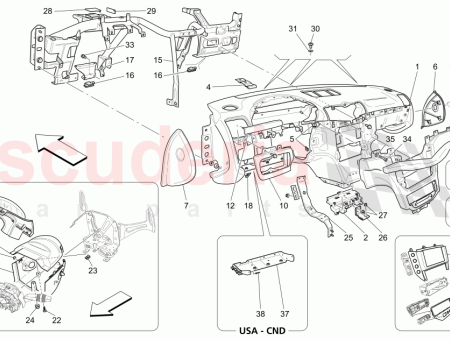 Photo of MOULURE DE TABLEAU DE BORD C T GAUCHE…