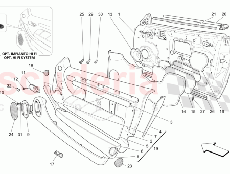 Photo of PANNEAU DE PORTE LAT RAL GAUCHE GARNI ROSSO…