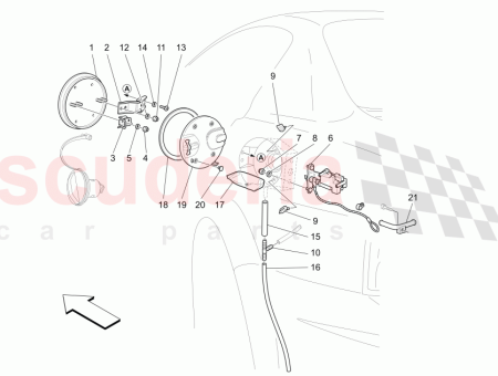 Photo of COUVERCLE DU COUVERCLE DE REMPLISSAGE DE CARBURANT…
